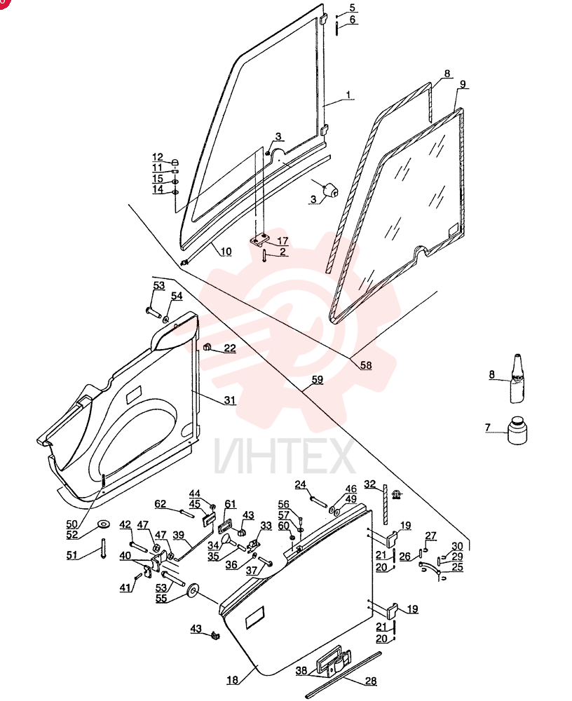 LH CAB DOOR 85807197 (1)