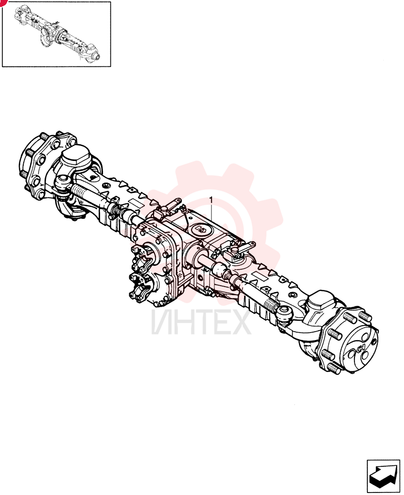 LIVE FRONT AXLE 85806263 (1)