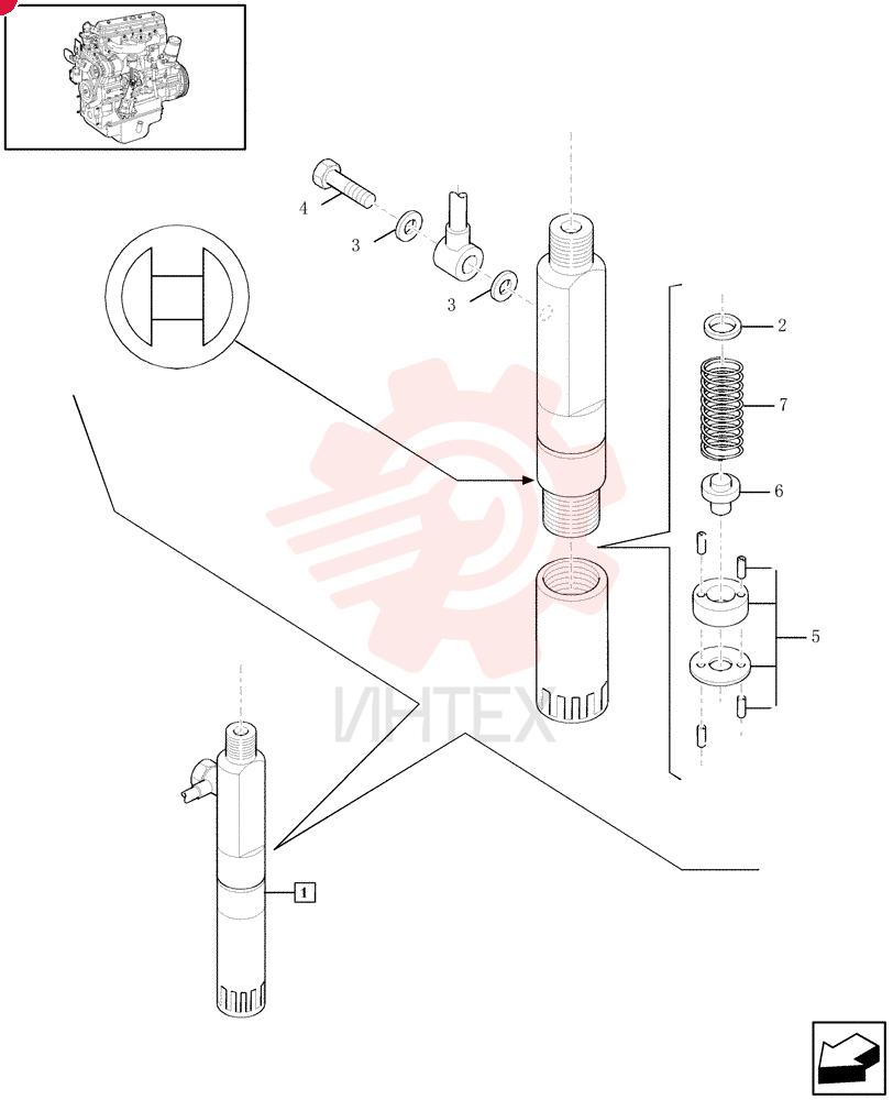 NOZZLE HOLDER 4791124