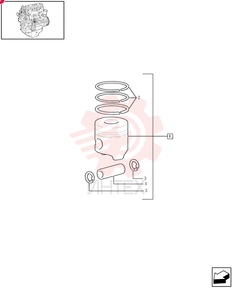 PISTON ASSY 1931002