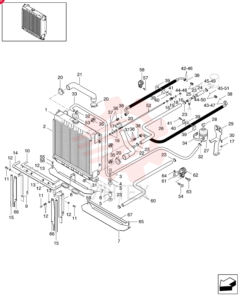 RADIATOR 85807144