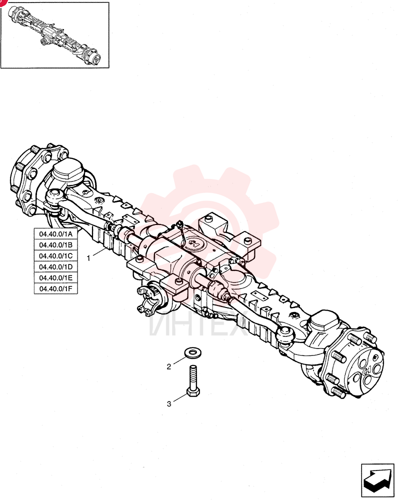 FRONT AXLE