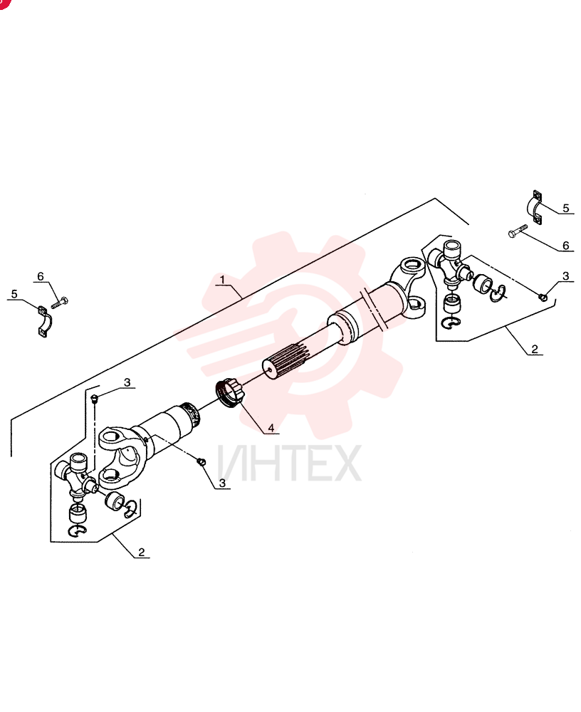 PTO SHAFT 85816040