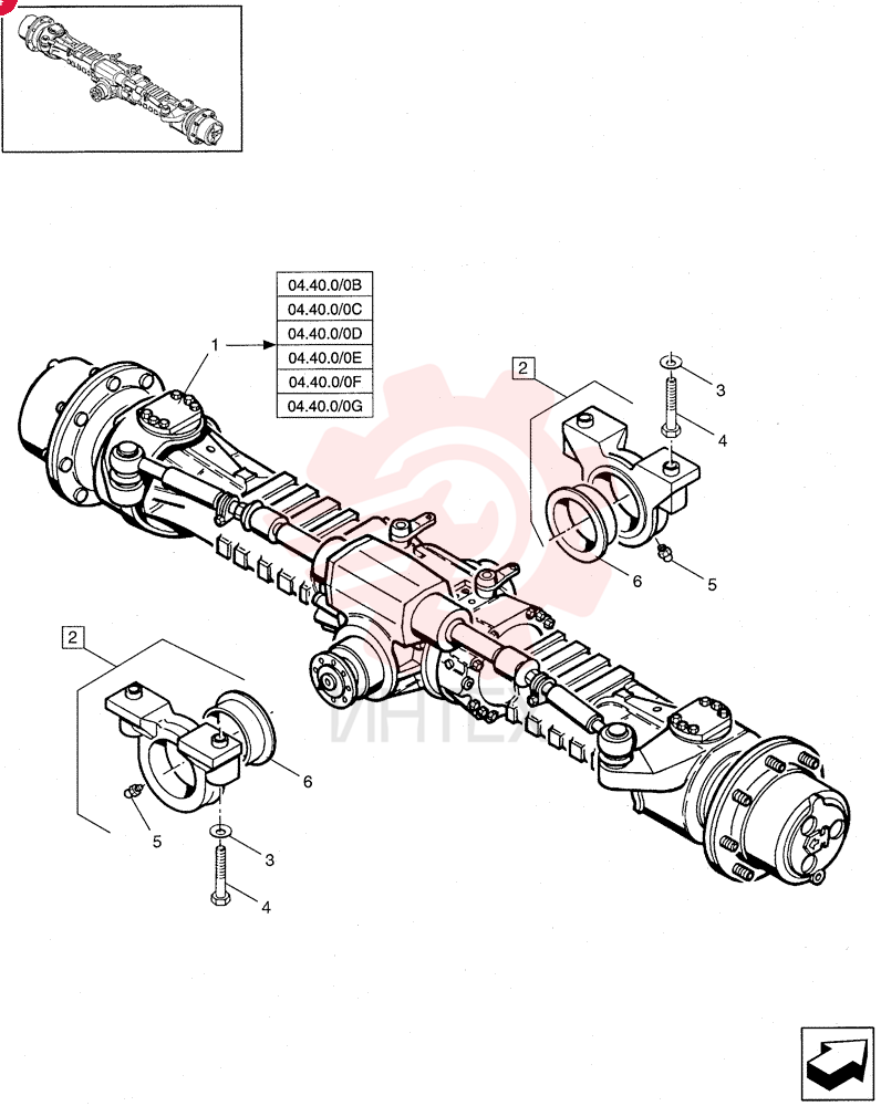 FRONT AXLE