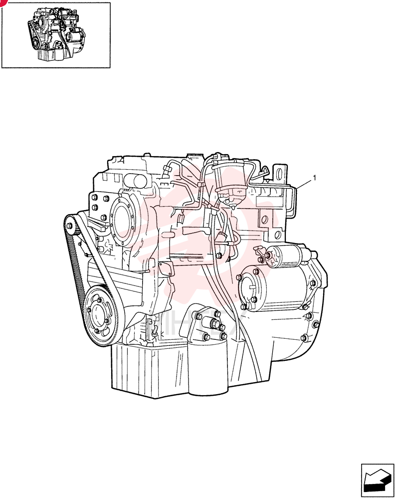 Схема (LM850) - TELEHANDLER (7/99-)