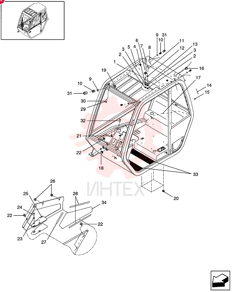 CAB FRAME