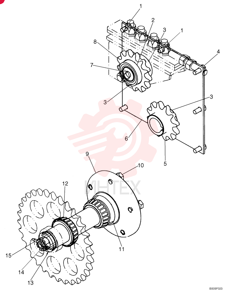 Screw; 5/16-18 x .500 Hex Washer Head