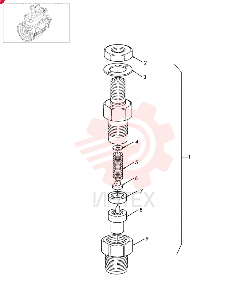 FUEL SYSTEM INJECTOR SBA131406360