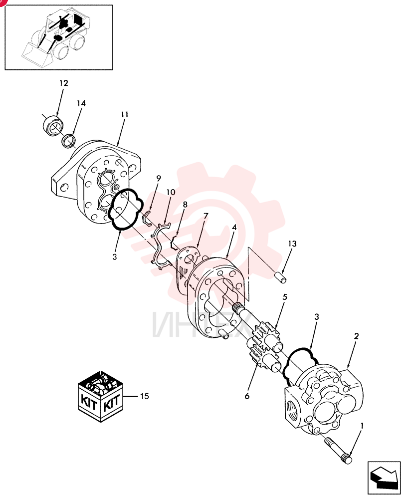 SMALL PUMP,13.8 CC