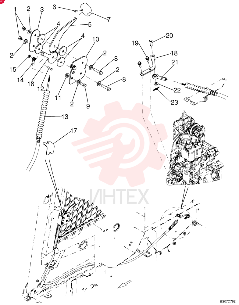 LOCK NUT,Prev Torque, 5/16" - 24, Type Non-Directional