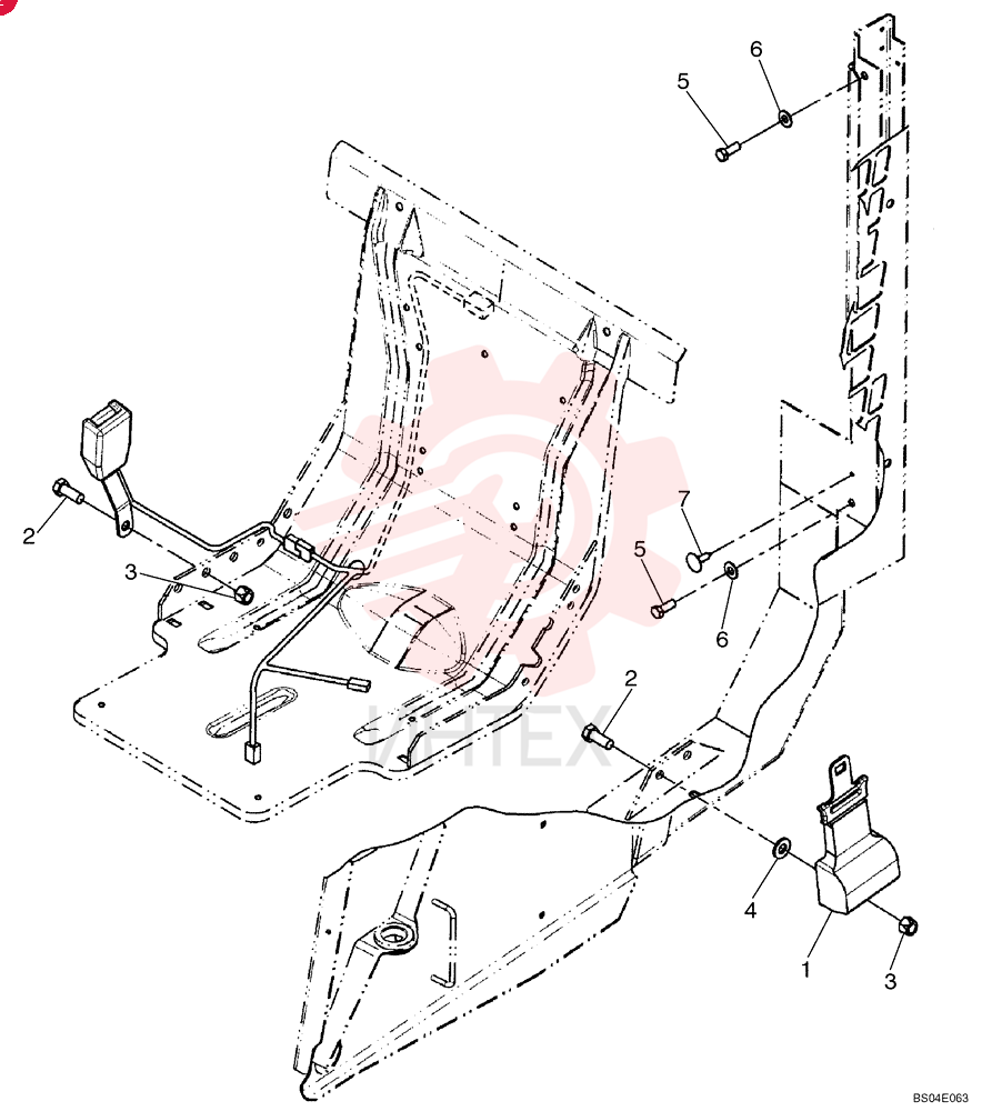 SAFETY BELT 9820622