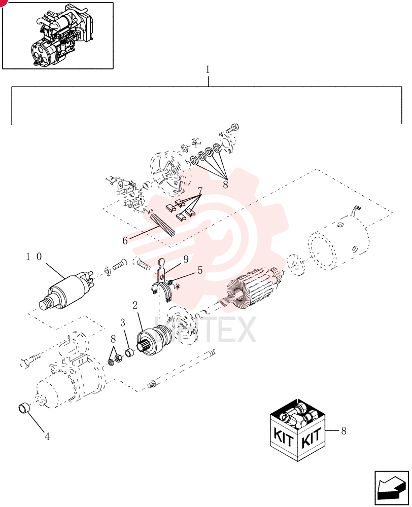 STARTER MOTOR