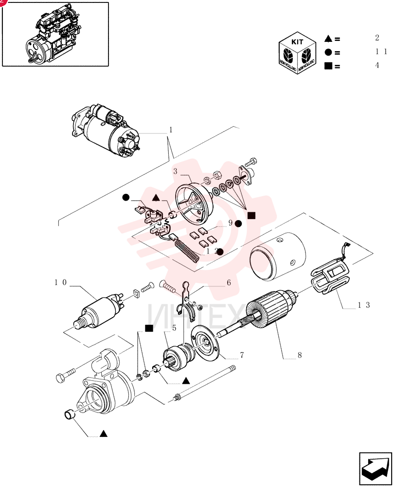 STARTER MOTOR