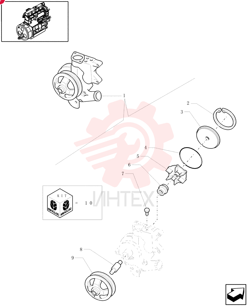 WATER PUMP 87800714 (1)