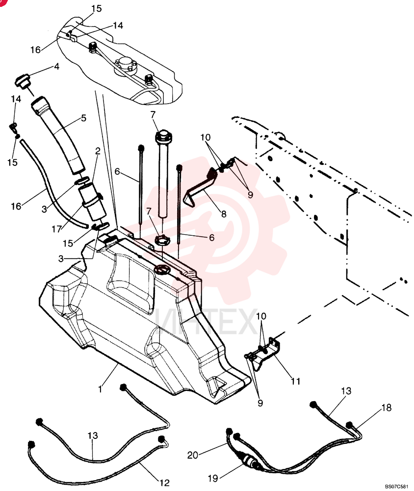 FUEL TANK 87049760