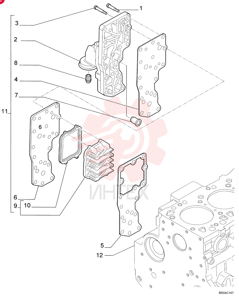 SCREW,Hex Flg, M8 x 1.25 x 35 4899019 (2)