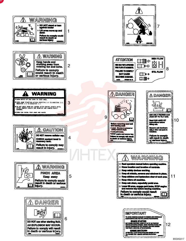 WARNING DECAL
