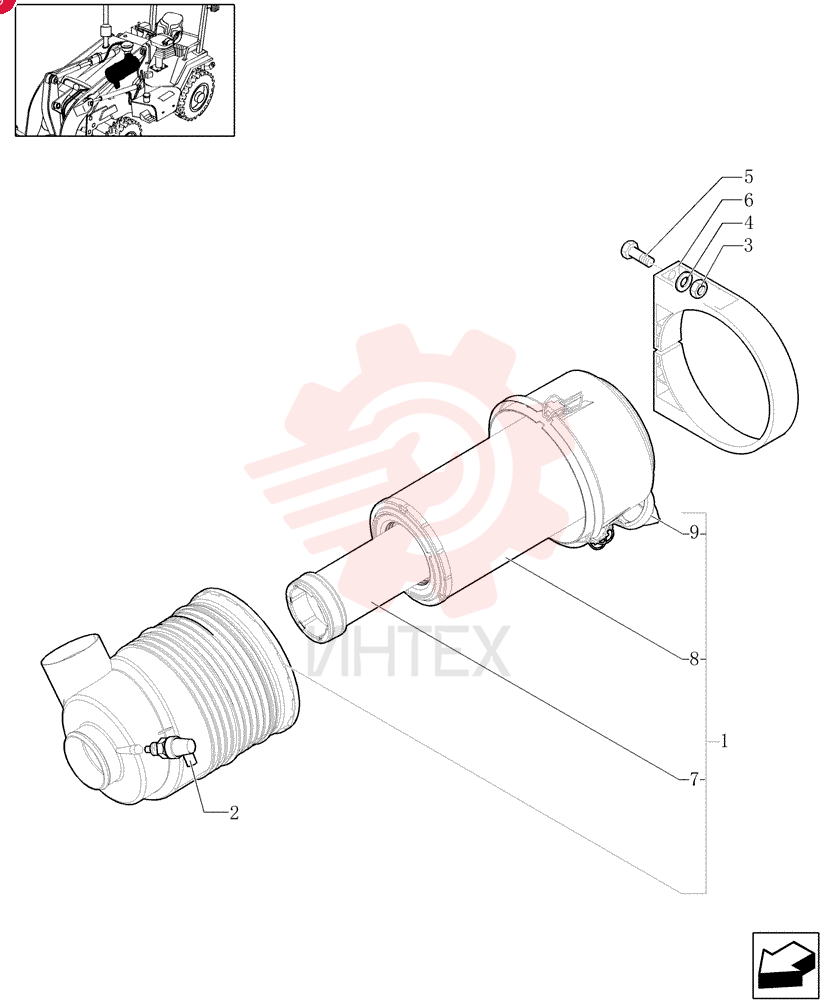 AIR CLEANER 85805390