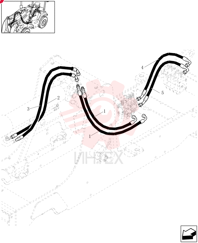 FLEXIBLE HOSE 85810859