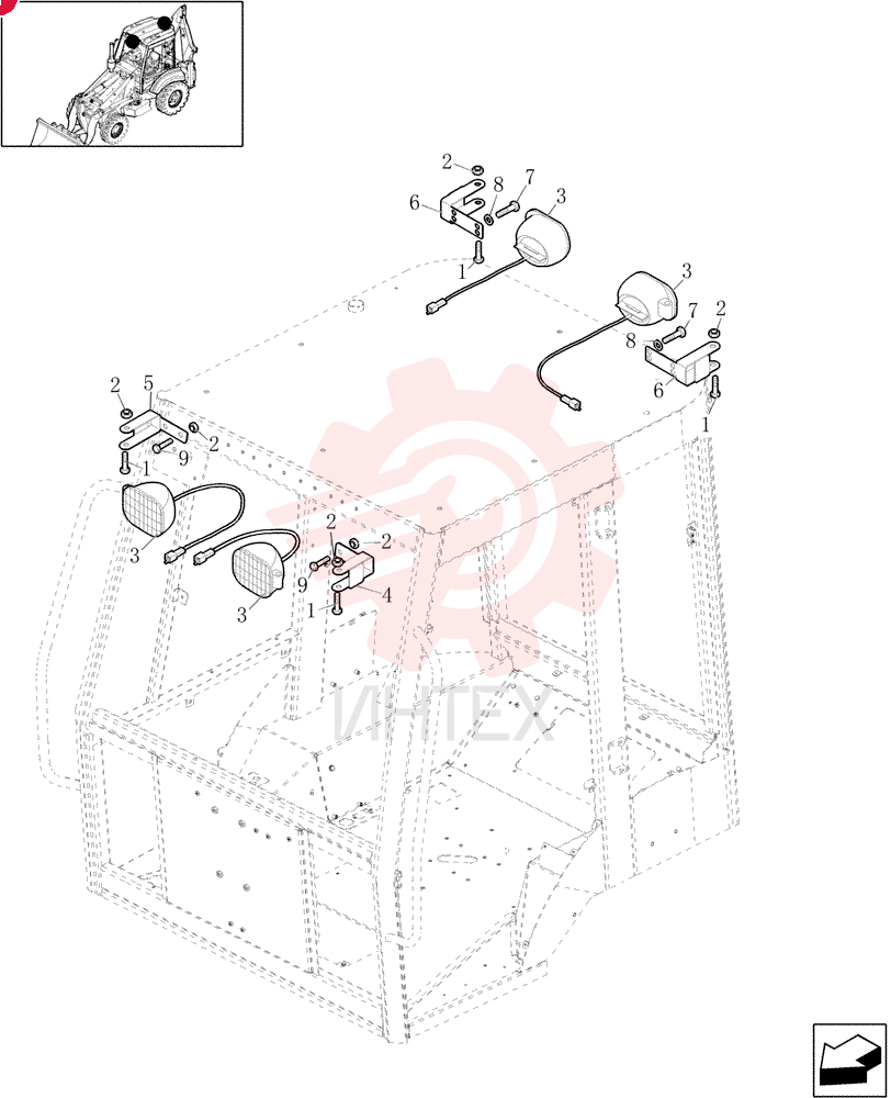 SCREW,Hex, M8 x 1.25 x 55mm, Cl 8.8 16044324 (2)