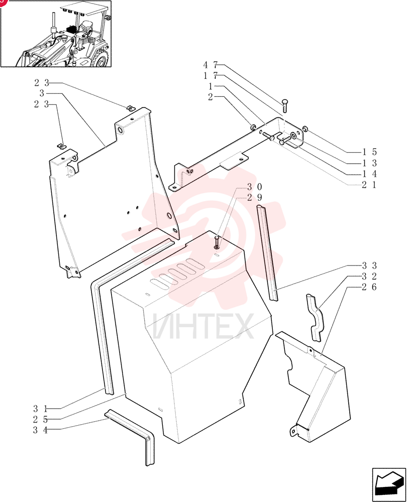 Схема (LV60 TURBO) - UTILITY TRACTOR (1/02-) 85821873