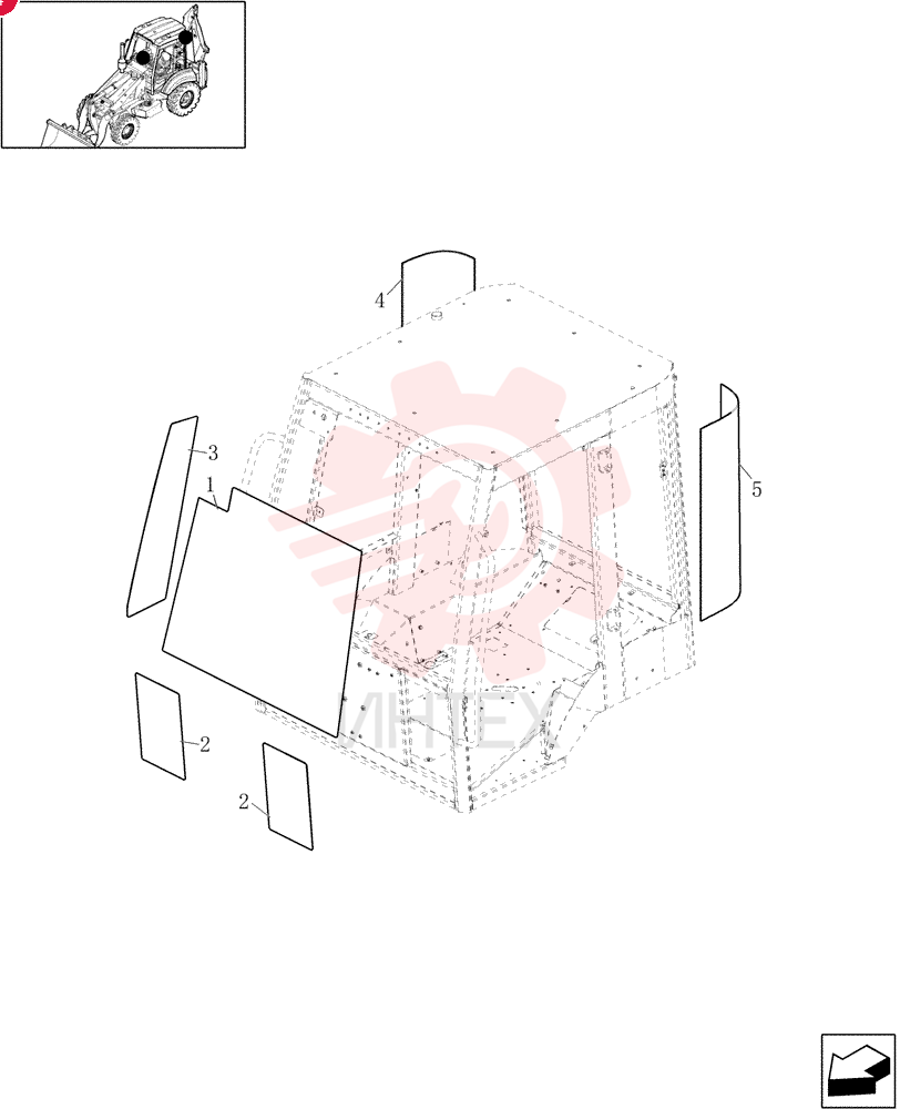 Схема (LV60 TURBO) - UTILITY TRACTOR (1/02-) 85823667