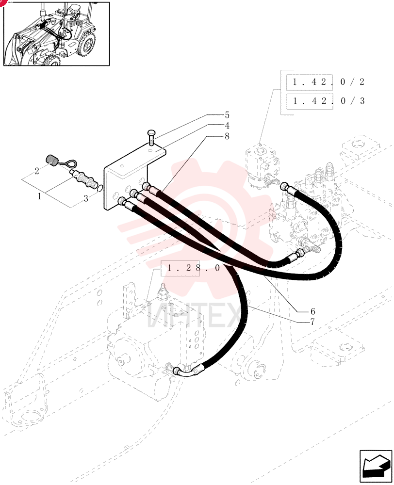 QUICK MALE COUPLING,11/16" - 16 OD