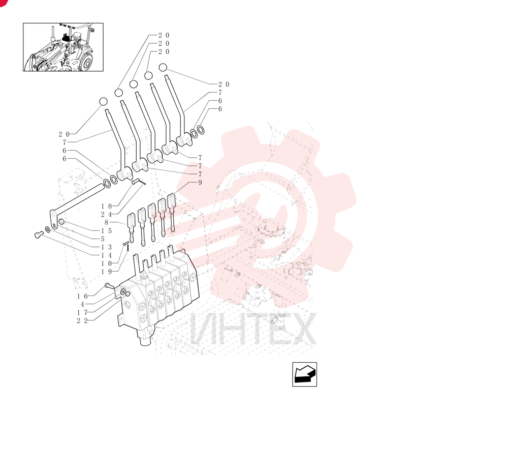 Схема (LV60) - UTILITY TRACTOR (1/02-)