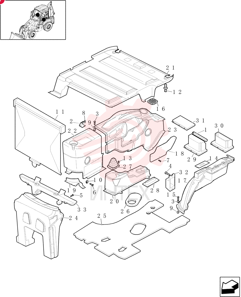 Схема (LV60) - UTILITY TRACTOR (1/02-)