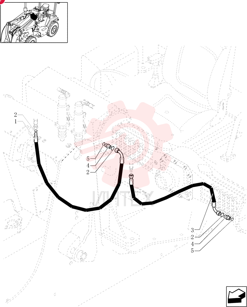 Схема (LV60) - UTILITY TRACTOR (1/02-)