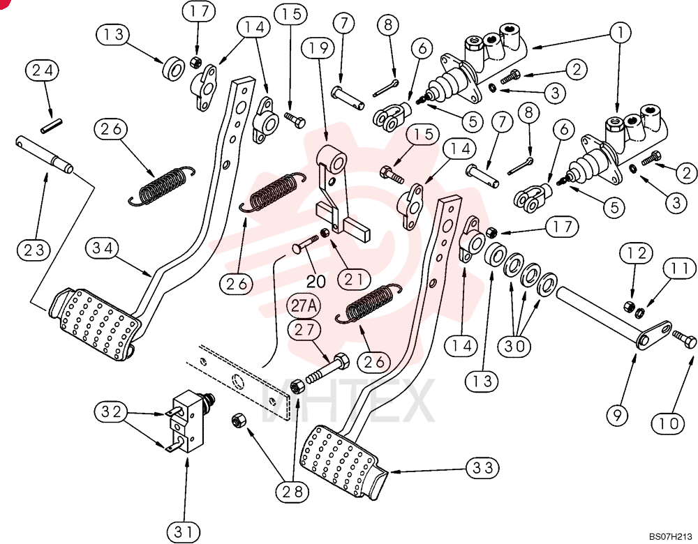 MASTER CYLINDER,104.8mm Stroke