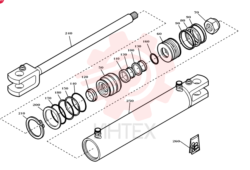 STEERING CYLINDER 4532196