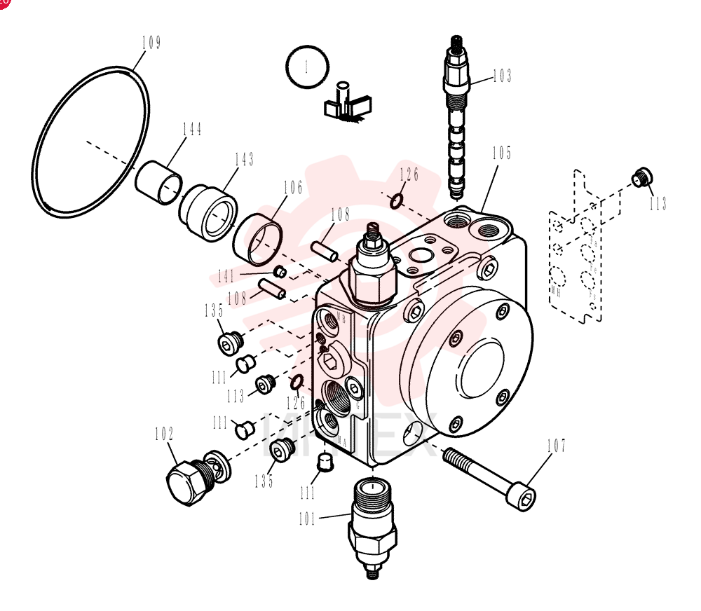 HYD VALVE SECTION