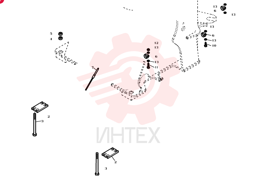 FRONT AXLE 2813958