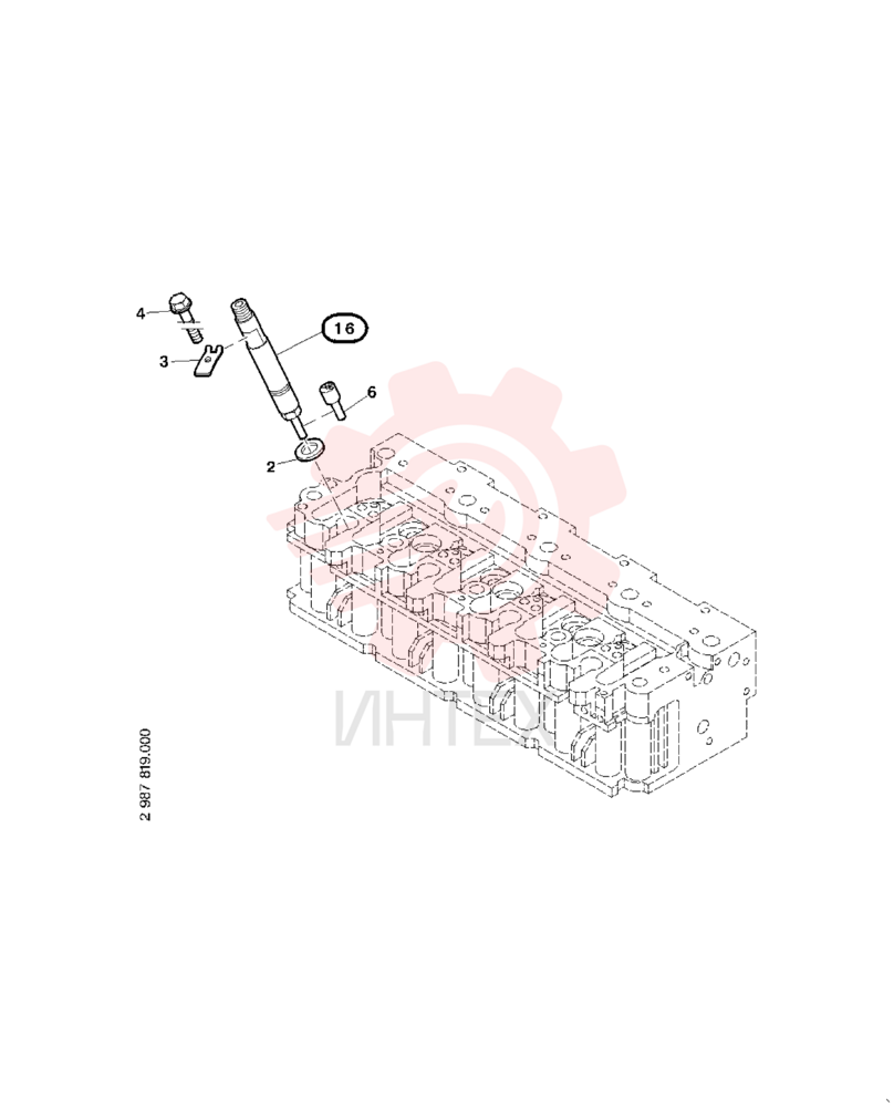 FUEL SYSTEM INJECTOR 2987895