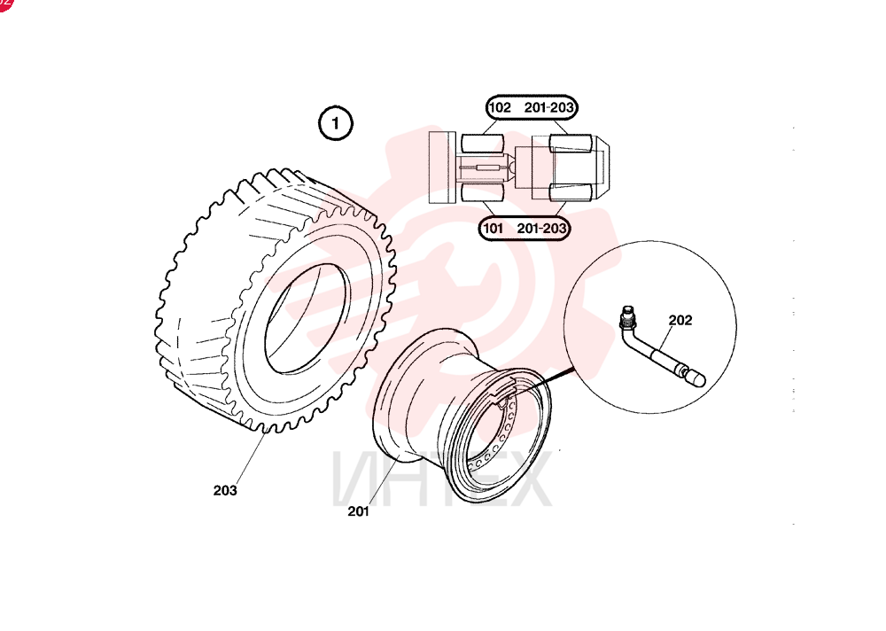 Gear Set, Replaces 84094105