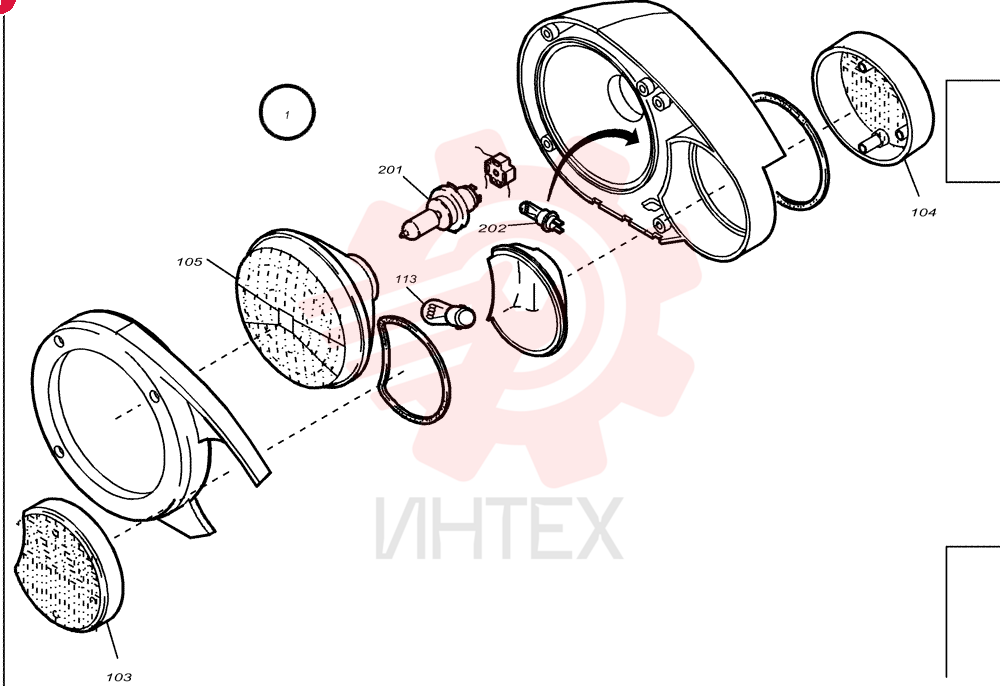 HEADLAMP 2929455