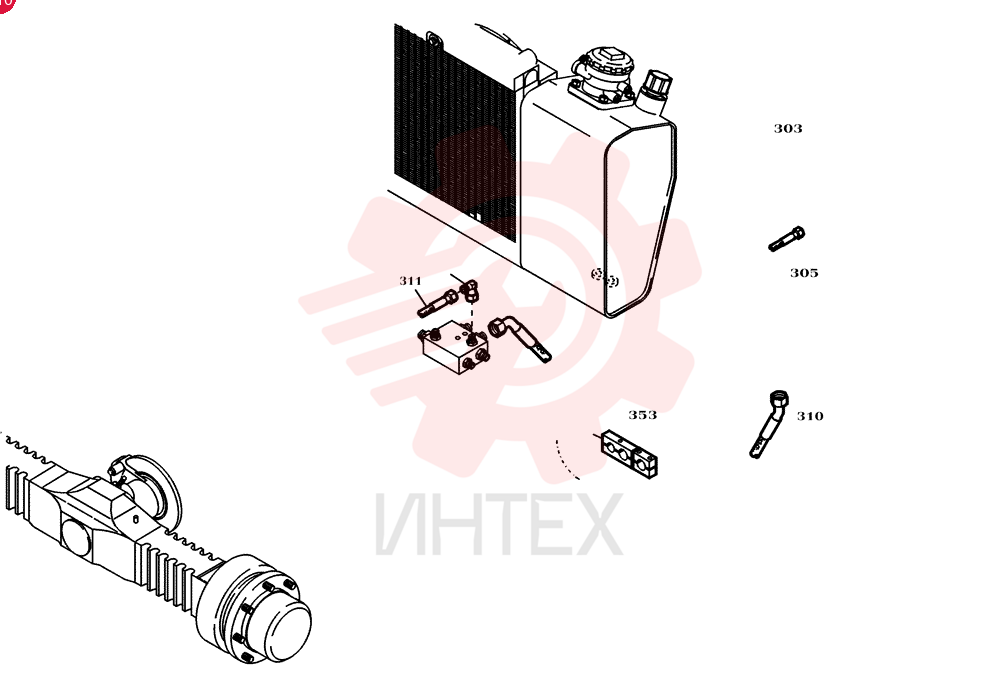 HYDRAULIC HOSE 4552903