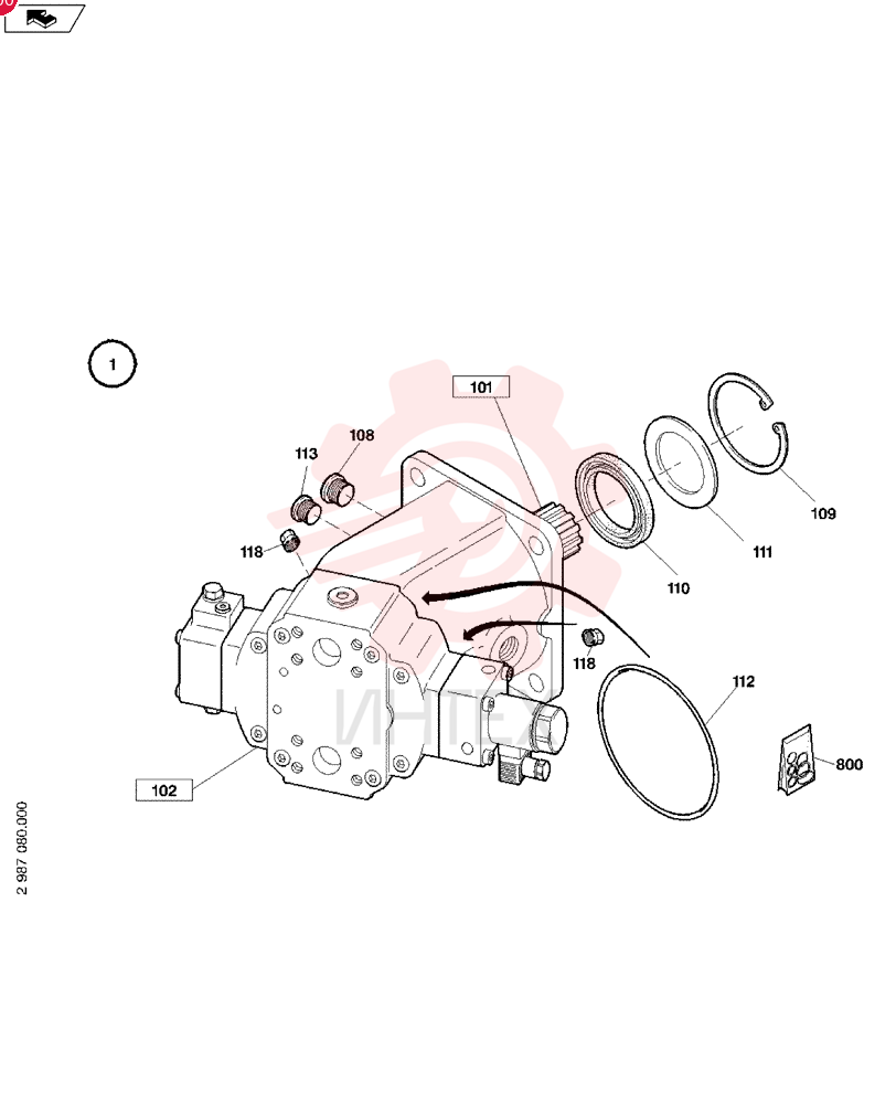 HYDRAULIC MOTOR 2813654