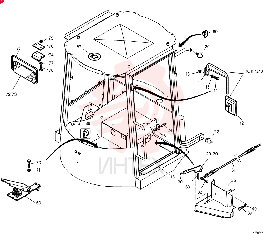 LH MIRROR 3805178