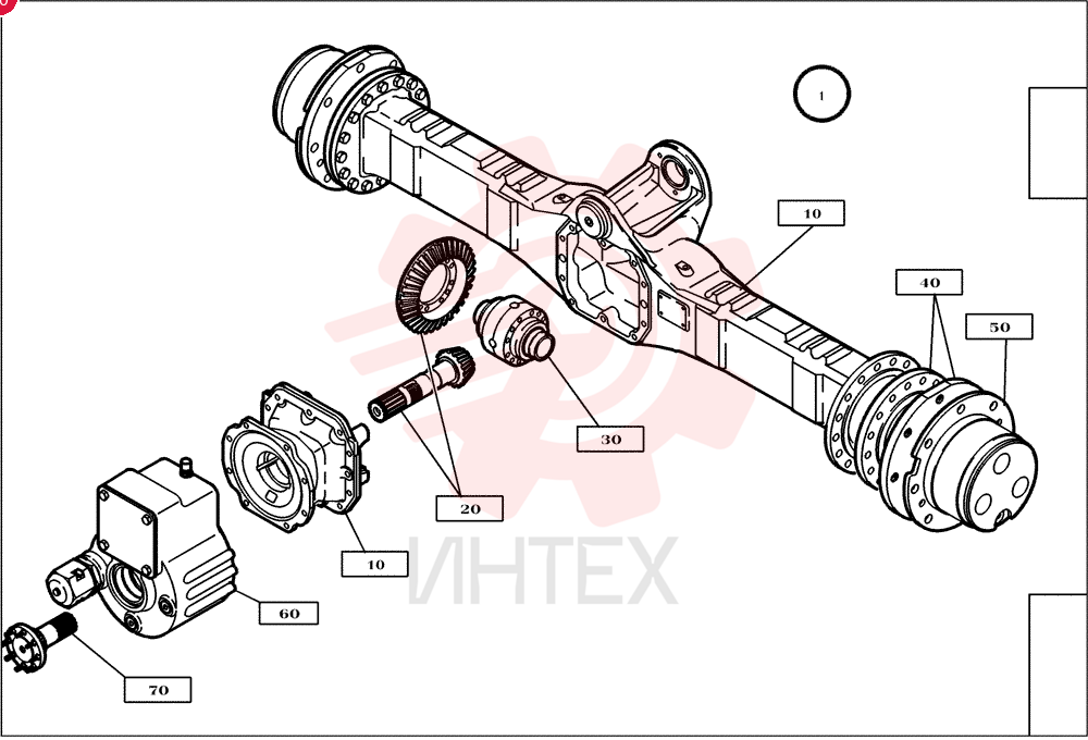 REAR AXLE 2813825 (2)