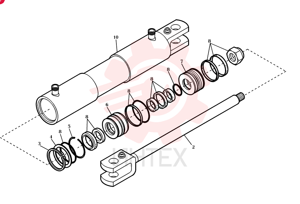 SERVO STEERING CYL