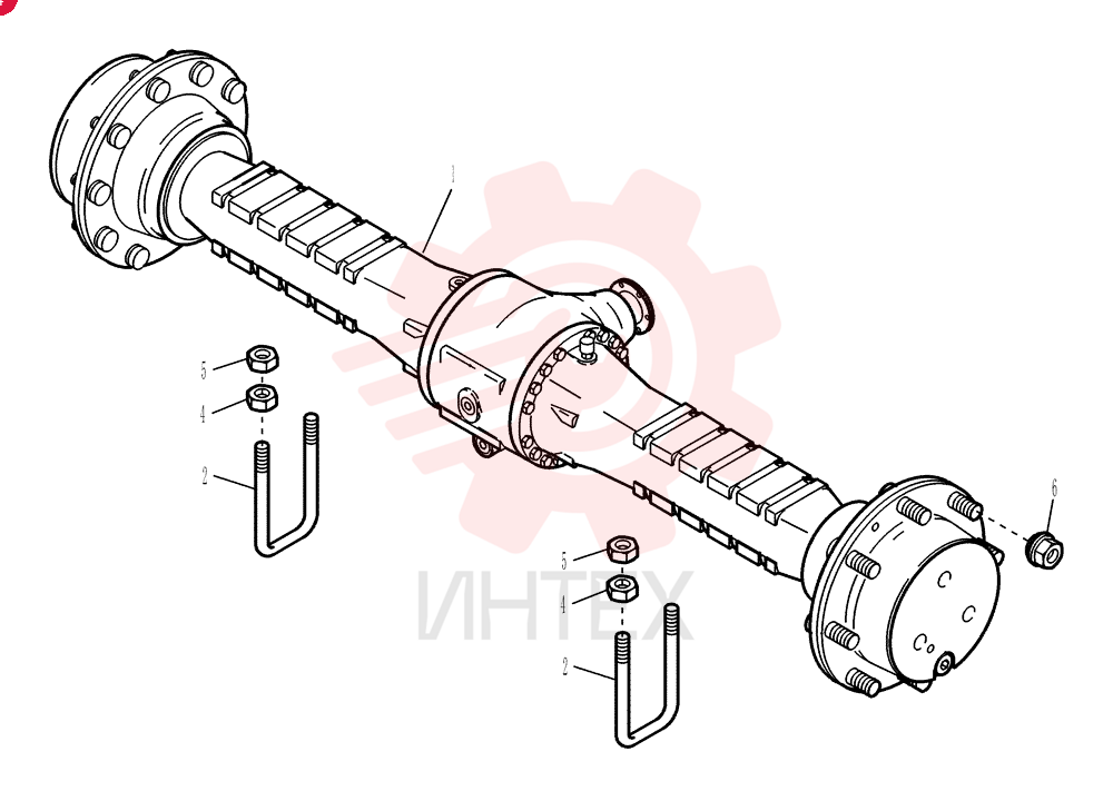 LIVE FRONT AXLE