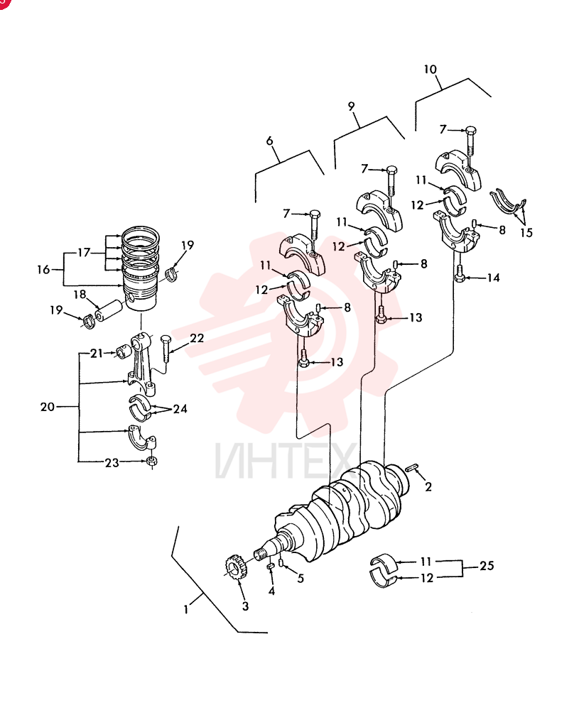 CRANKSHAFT SBA115256580