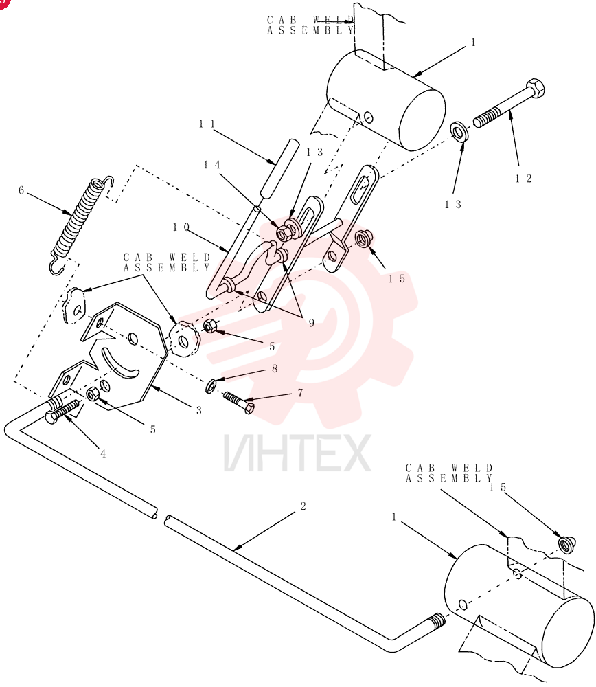 PIN,50.8mm OD x 148mm L