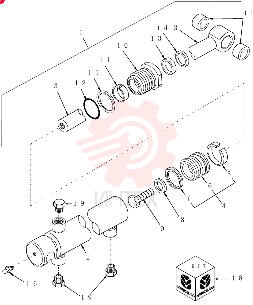 HYDRAULIC CYLINDER 86570915 (1)