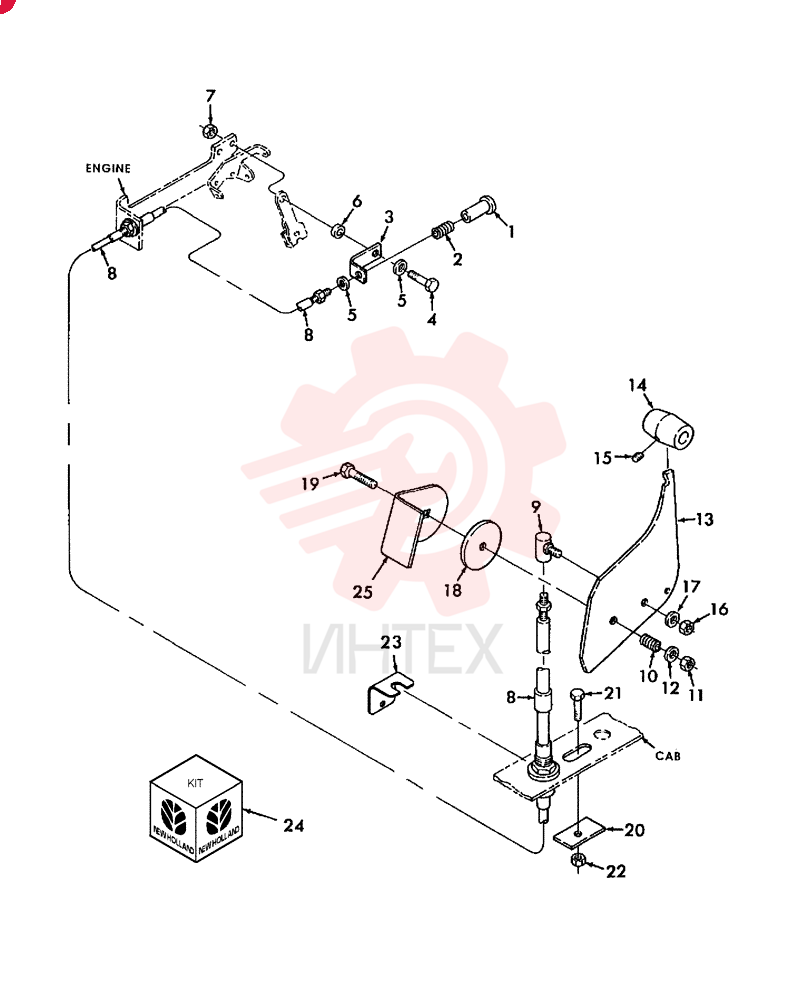 RIVET,10-32 Thread, 19.6mm Shoulder