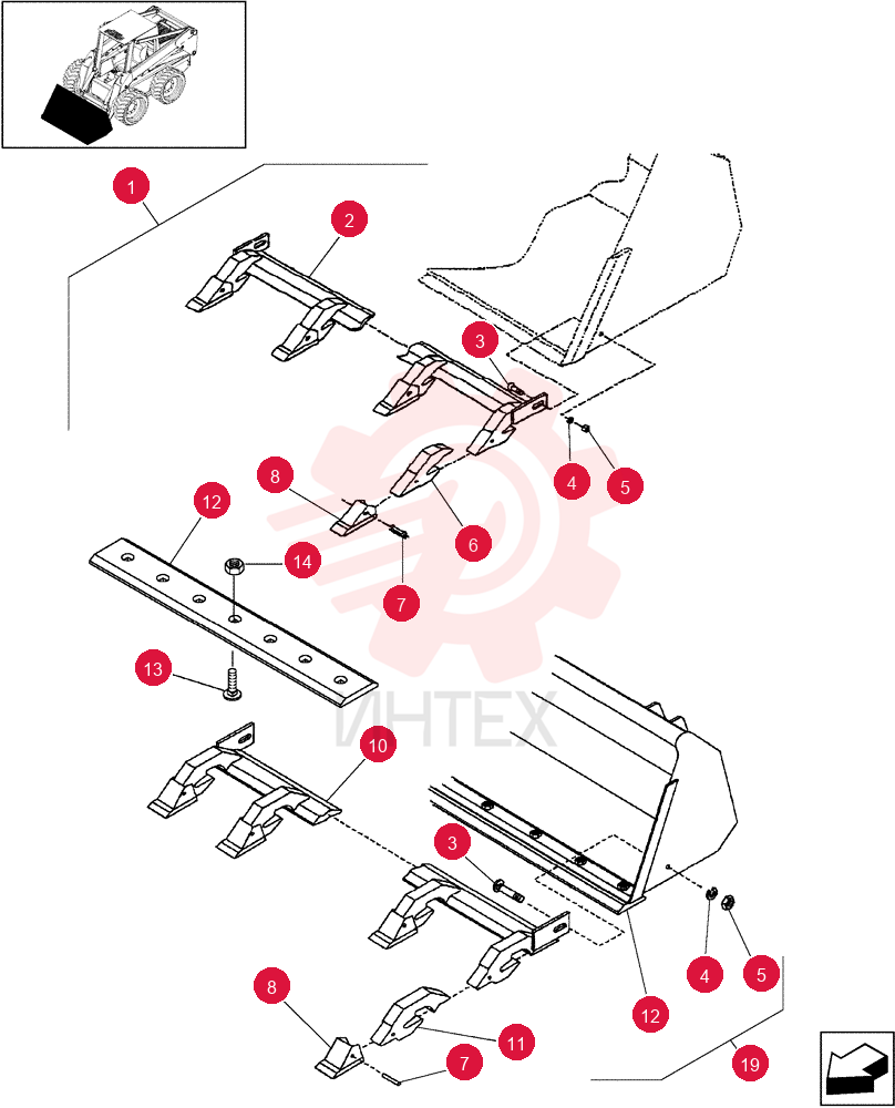 BAR ASSY. 9624721H