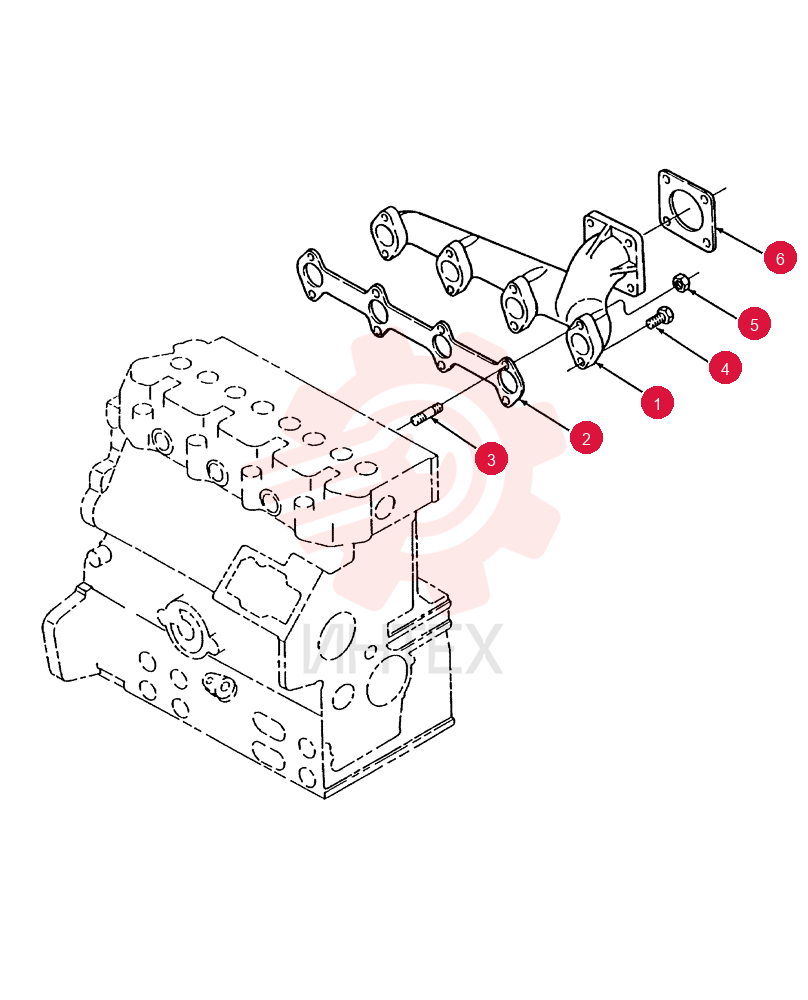 EXHAUST MANIFOLD SBA135616641