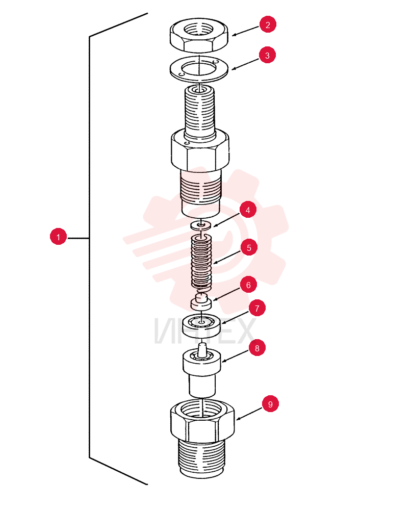 FUEL SYSTEM INJECTOR SBA131406360